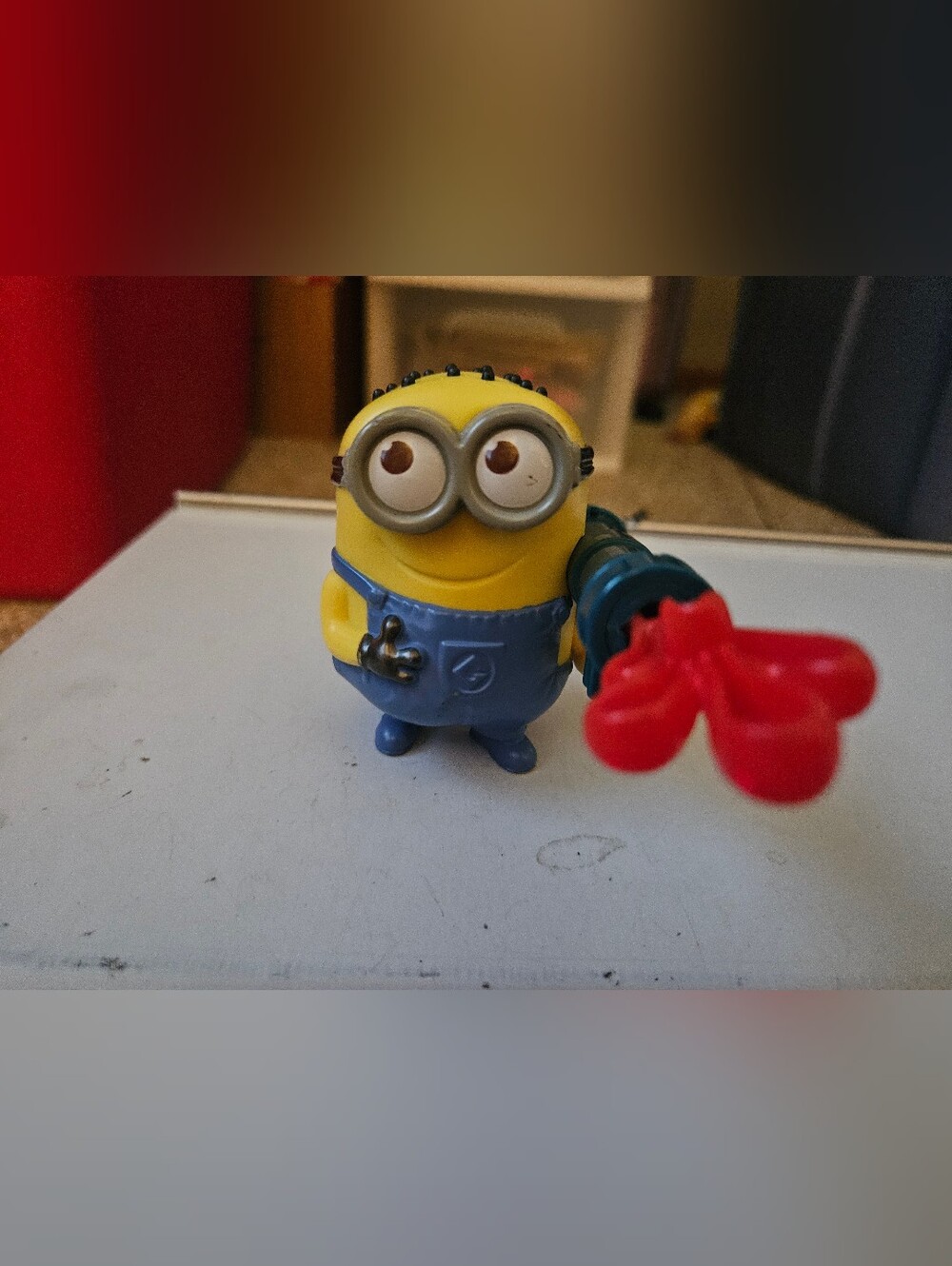 McDonalds 2013 Minions Bob Jelly Whistle Figure